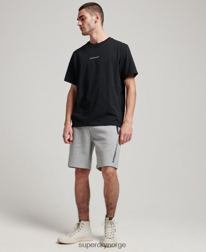 Superdry grå klær 86P46D283 gymtech shorts menn