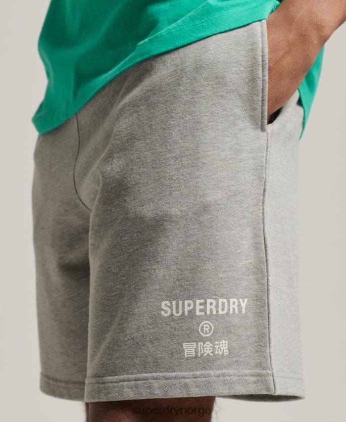 Superdry grå klær 86P46D323 kode kjerne sportsshorts menn