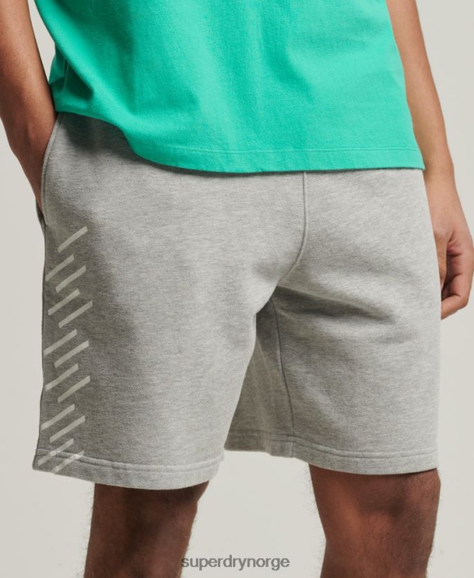 Superdry grå klær 86P46D323 kode kjerne sportsshorts menn