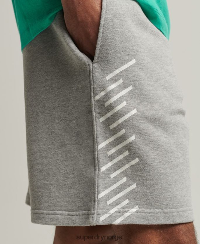 Superdry grå klær 86P46D323 kode kjerne sportsshorts menn