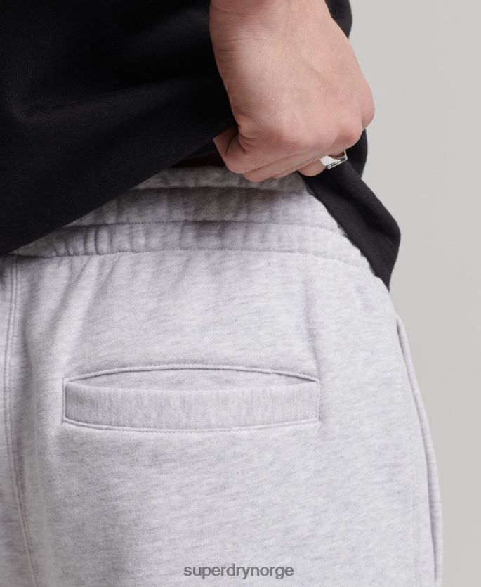 Superdry grå klær 86P46D374 kode applikasjon sweatshorts menn
