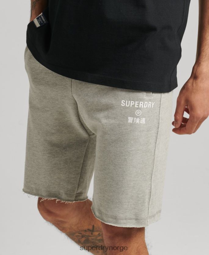 Superdry grå klær 86P46D378 kode kjerne sportsshorts menn