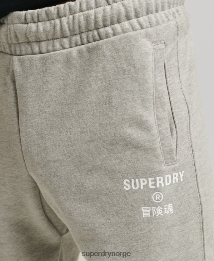 Superdry grå klær 86P46D378 kode kjerne sportsshorts menn