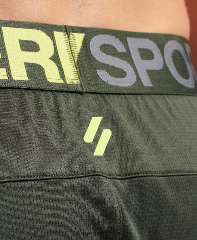 Superdry grønn klær 86P46D1404 core avslappet shorts menn