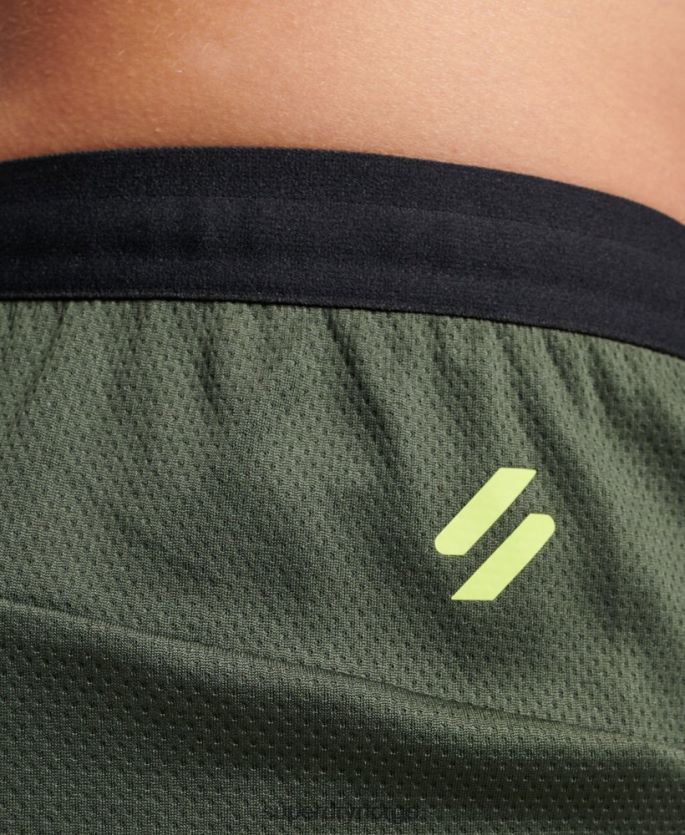 Superdry grønn klær 86P46D1412 trene hybridshorts menn