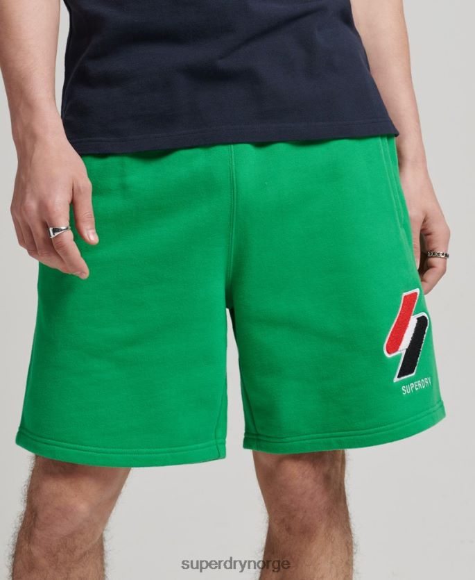 Superdry grønn klær 86P46D340 kode klassiske sweatshorts menn