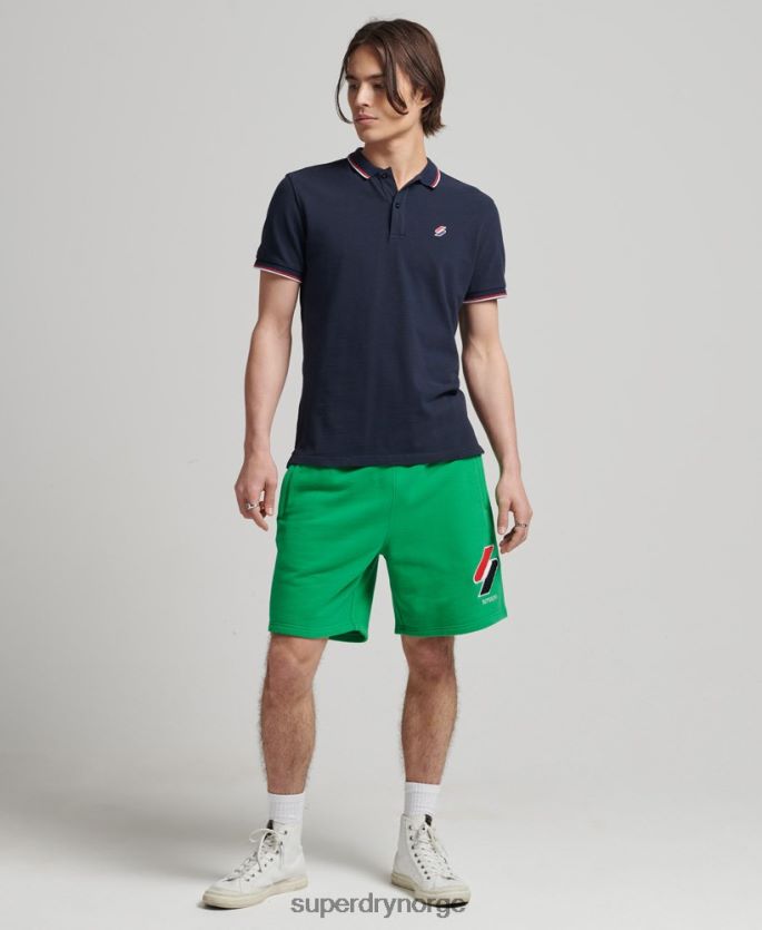 Superdry grønn klær 86P46D340 kode klassiske sweatshorts menn