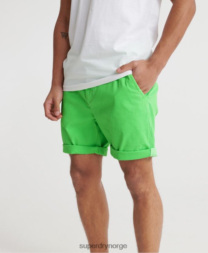 Superdry grønn klær 86P46D364 solbrente chino-shorts menn