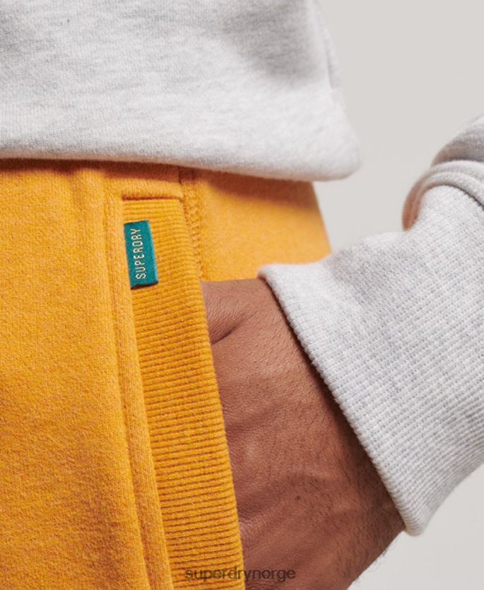 Superdry gul klær 86P46D304 vintage logobrodert jerseyshorts menn