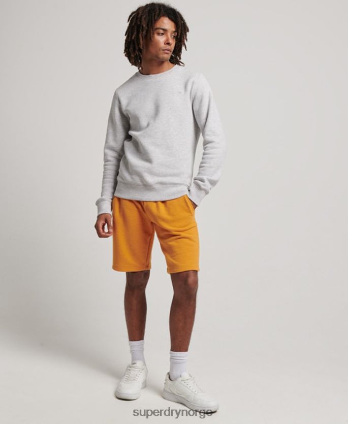 Superdry gul klær 86P46D304 vintage logobrodert jerseyshorts menn