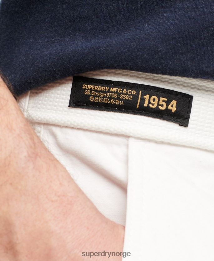 Superdry hvit klær 86P46D272 tunge cargo-shorts i økologisk bomull menn
