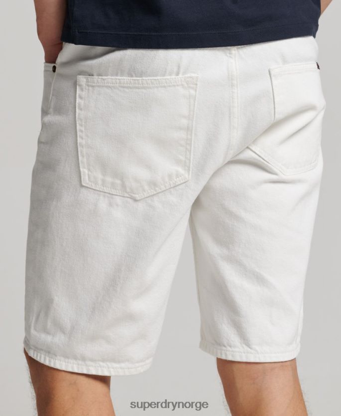 Superdry hvit klær 86P46D52 rette shorts menn