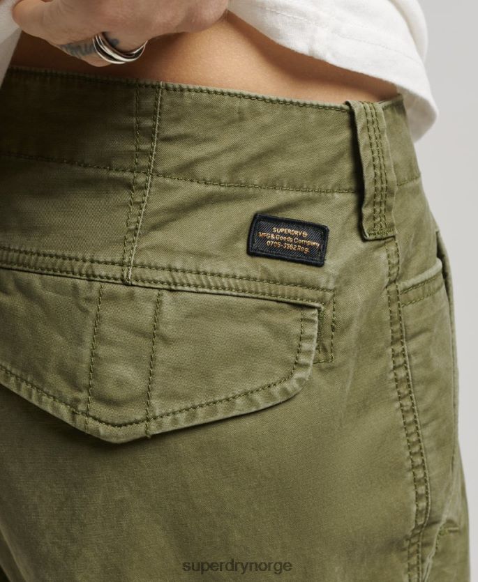 Superdry kaki klær 86P46D246 cargo-shorts i økologisk bomull menn