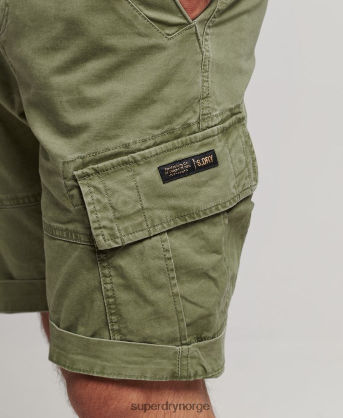 Superdry kaki klær 86P46D267 cargo-shorts i økologisk bomull menn