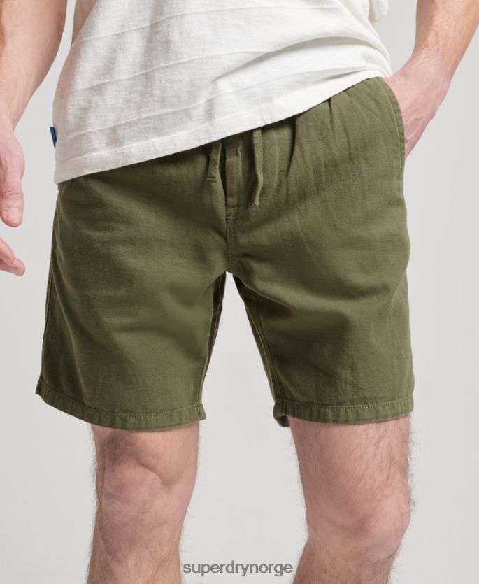 Superdry kaki klær 86P46D274 vintage overfarget shorts menn