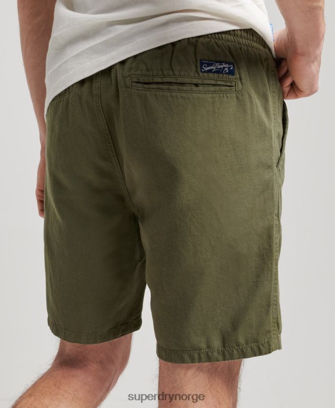 Superdry kaki klær 86P46D274 vintage overfarget shorts menn