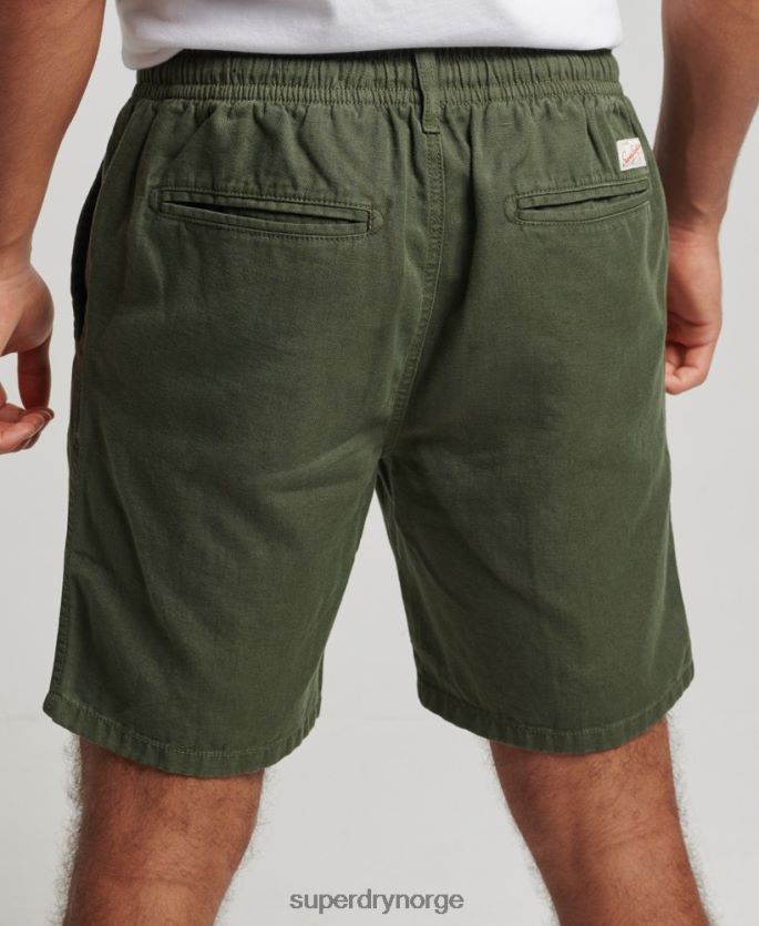 Superdry kaki klær 86P46D291 vintage overfarget shorts menn