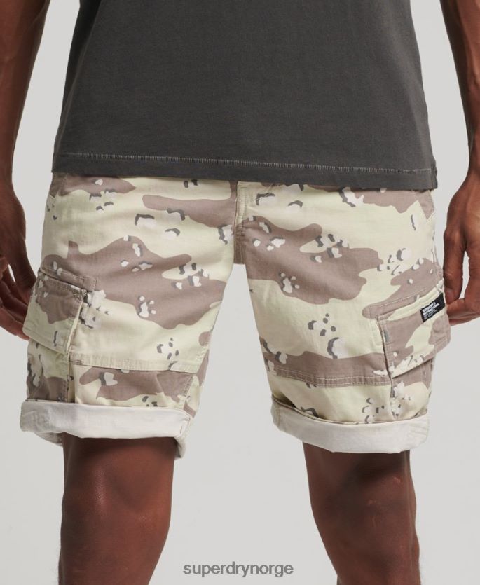 Superdry kaki klær 86P46D353 core cargo shorts menn