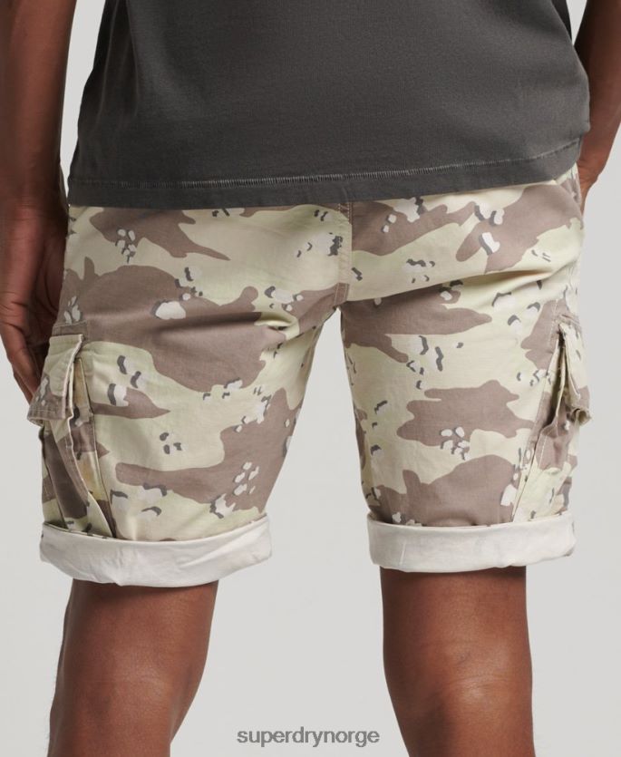 Superdry kaki klær 86P46D353 core cargo shorts menn