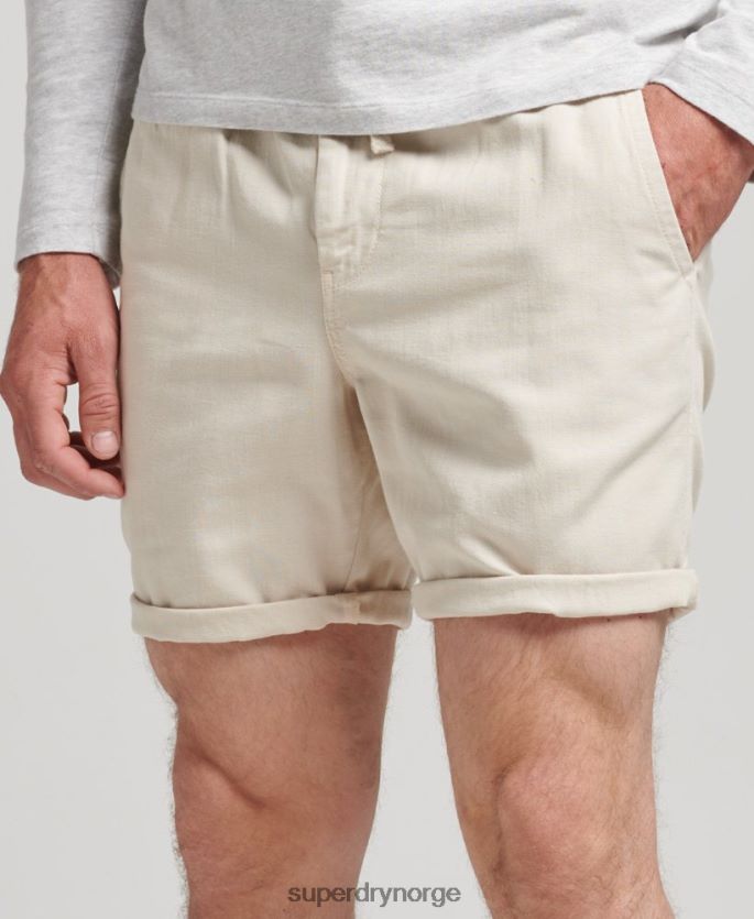 Superdry krem klær 86P46D264 vintage overfarget shorts menn
