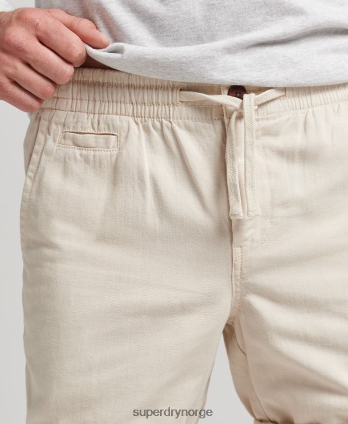 Superdry krem klær 86P46D264 vintage overfarget shorts menn