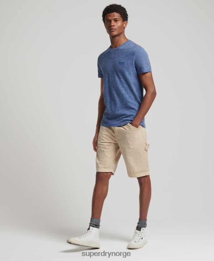 Superdry krem klær 86P46D331 vintage snekkershorts i økologisk bomull menn