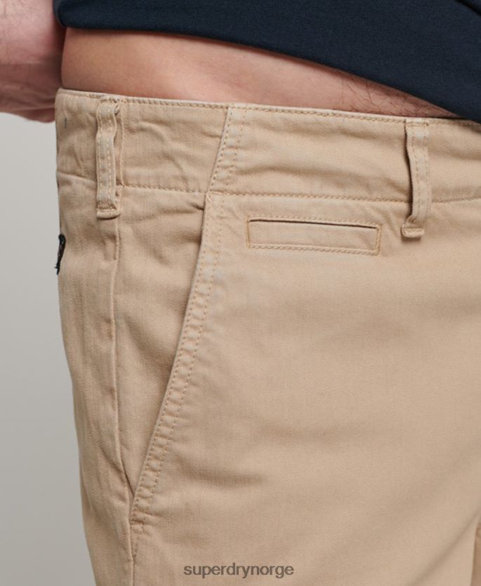 Superdry krem klær 86P46D35 offiser chino shorts menn