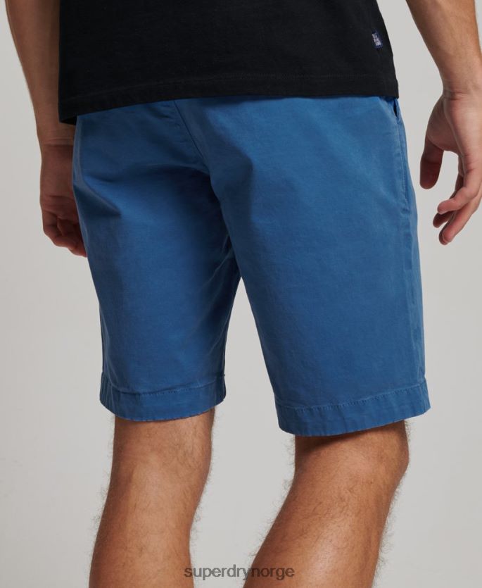 Superdry lyse blå klær 86P46D251 core chino-shorts menn