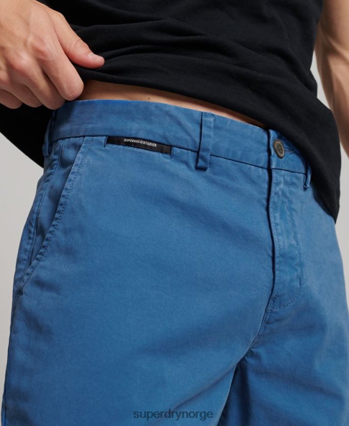 Superdry lyse blå klær 86P46D251 core chino-shorts menn