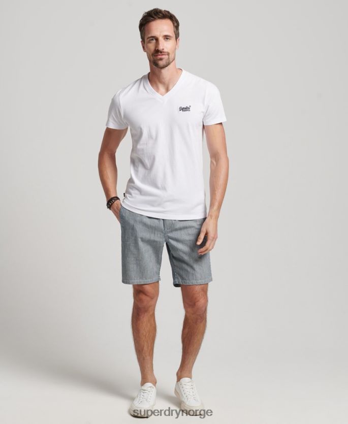 Superdry lyse blå klær 86P46D259 overfarget shorts menn