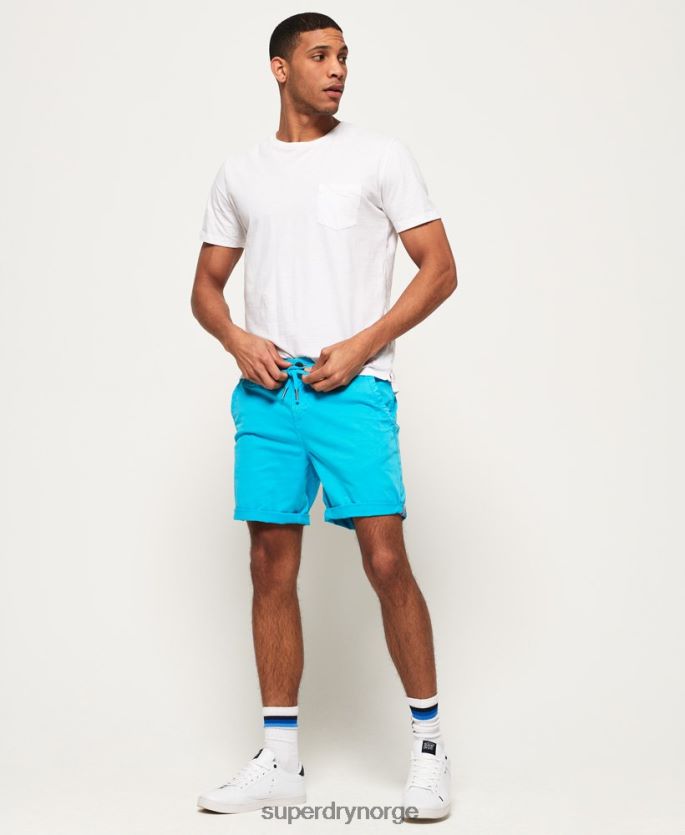 Superdry lyse blå klær 86P46D376 solbrente shorts menn