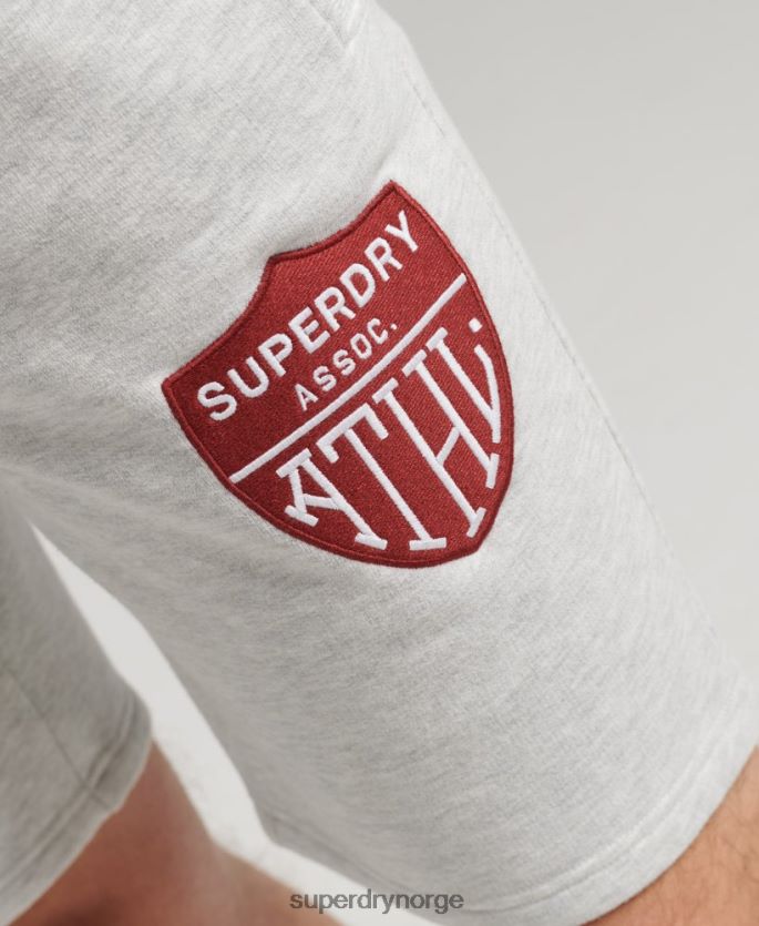 Superdry lysegrå klær 86P46D362 vintage atletisk shorts menn