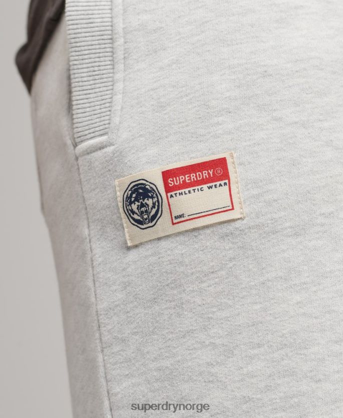 Superdry lysegrå klær 86P46D362 vintage atletisk shorts menn