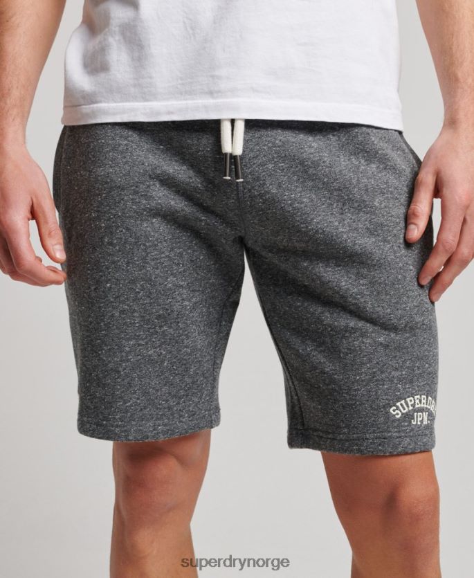 Superdry mørk grå klær 86P46D332 vintage treningsshorts menn