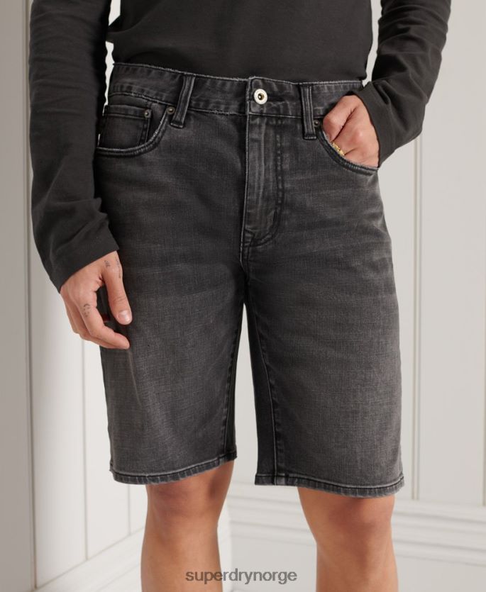 Superdry mørk grå klær 86P46D369 slanke shorts menn