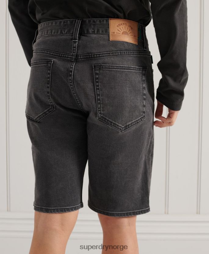 Superdry mørk grå klær 86P46D369 slanke shorts menn