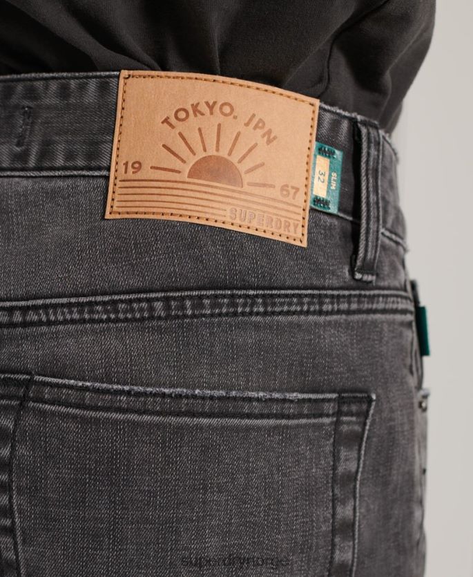 Superdry mørk grå klær 86P46D369 slanke shorts menn