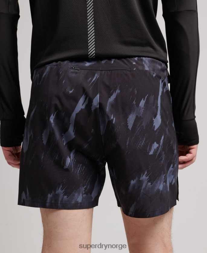 Superdry mørk grå klær 86P46D5358 løpeshorts menn