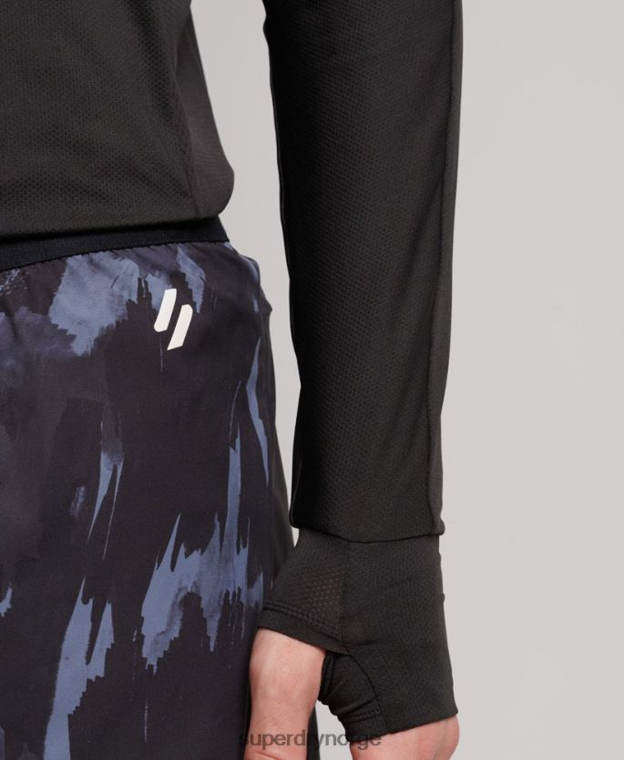 Superdry mørk grå klær 86P46D5358 løpeshorts menn