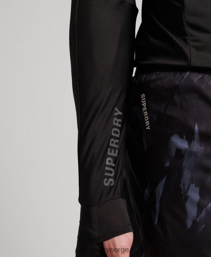 Superdry mørk grå klær 86P46D5358 løpeshorts menn