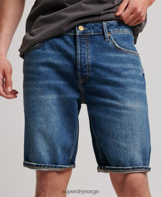 Superdry mørke blå klær 86P46D110 rette shorts menn
