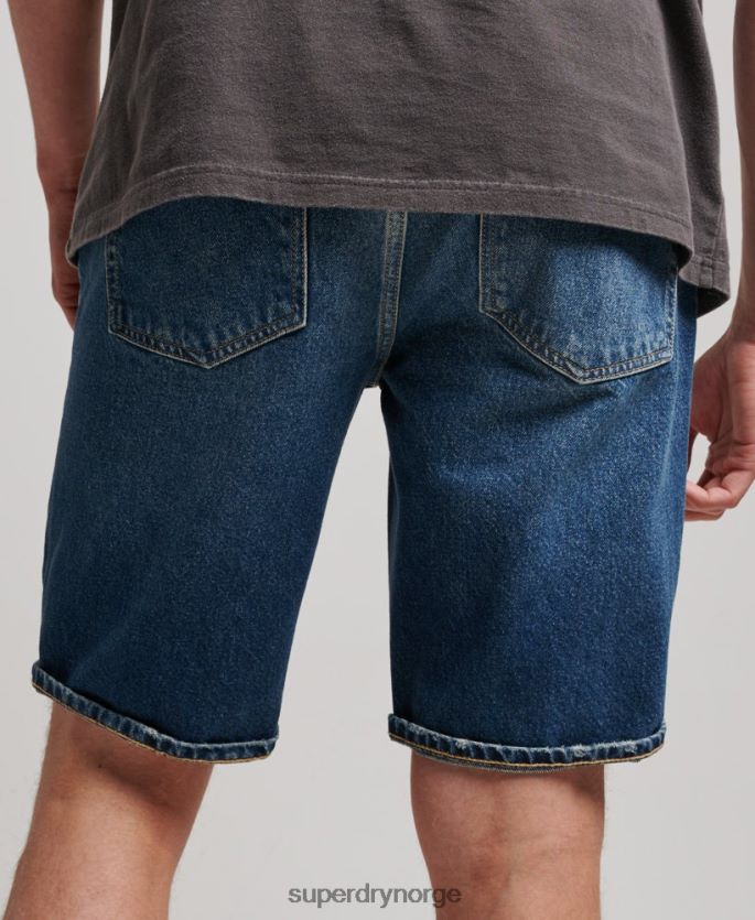 Superdry mørke blå klær 86P46D110 rette shorts menn