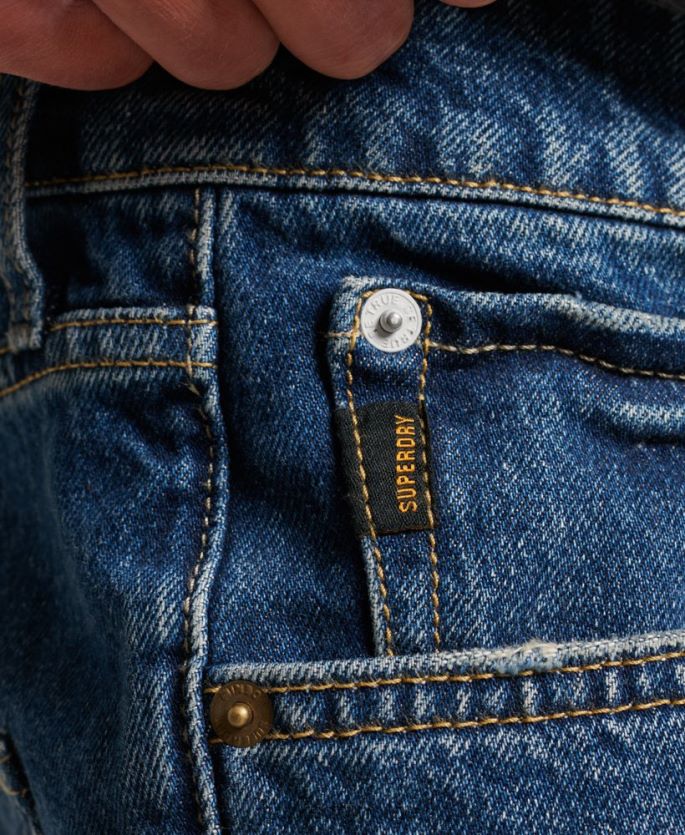 Superdry mørke blå klær 86P46D110 rette shorts menn