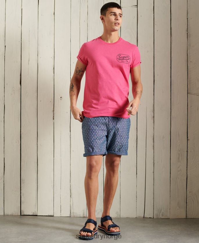 Superdry mørke blå klær 86P46D375 solbrente chino-shorts menn