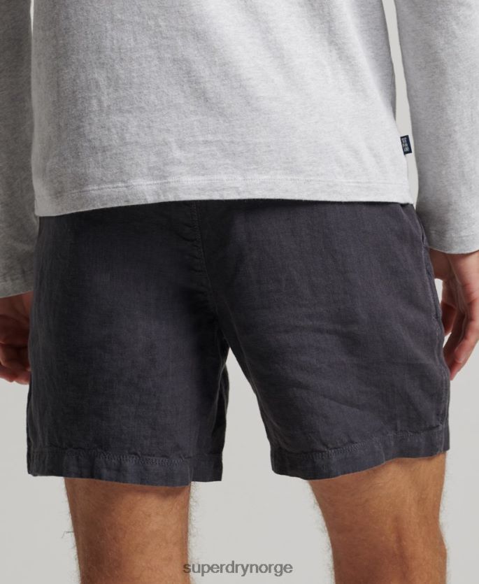 Superdry marinen klær 86P46D108 overfarget linshorts menn