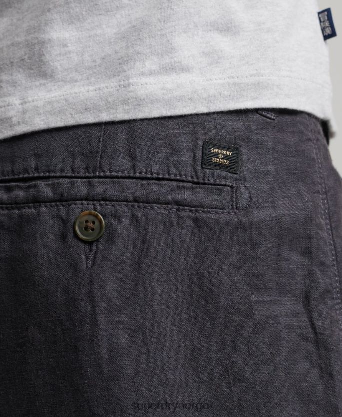 Superdry marinen klær 86P46D108 overfarget linshorts menn