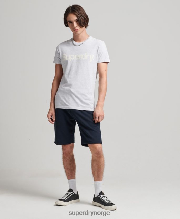 Superdry marinen klær 86P46D310 jerseyshorts med vintage logo i økologisk bomull menn