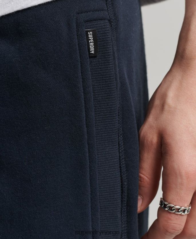 Superdry marinen klær 86P46D310 jerseyshorts med vintage logo i økologisk bomull menn