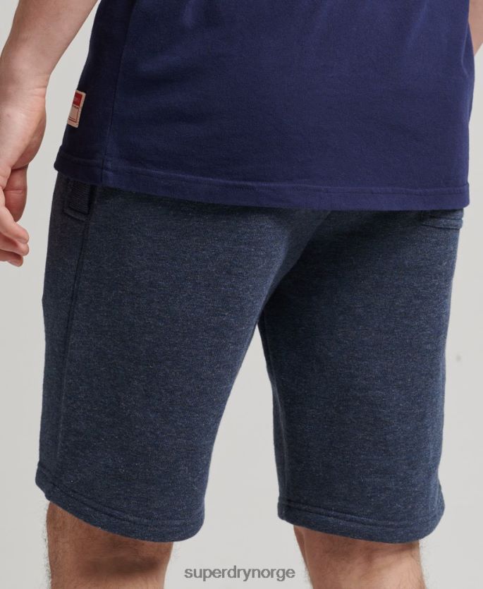 Superdry marinen klær 86P46D311 jerseyshorts med vintage logo i økologisk bomull menn