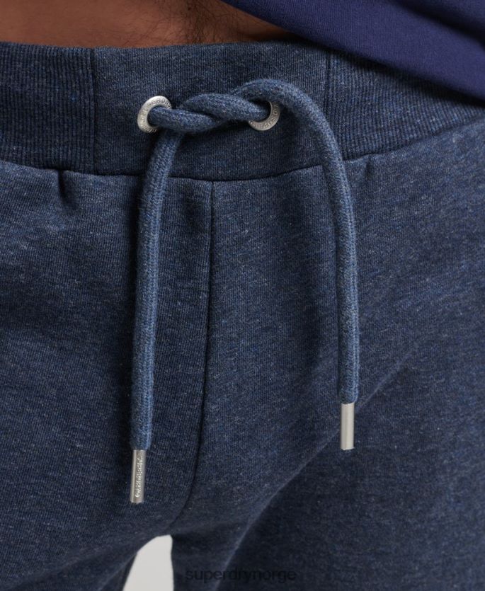 Superdry marinen klær 86P46D311 jerseyshorts med vintage logo i økologisk bomull menn